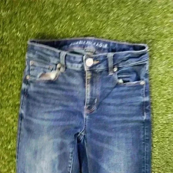 American Eagle Women's Super Stretch Skinny Denim Jeans Size 2 Regular - Picture 3 of 9